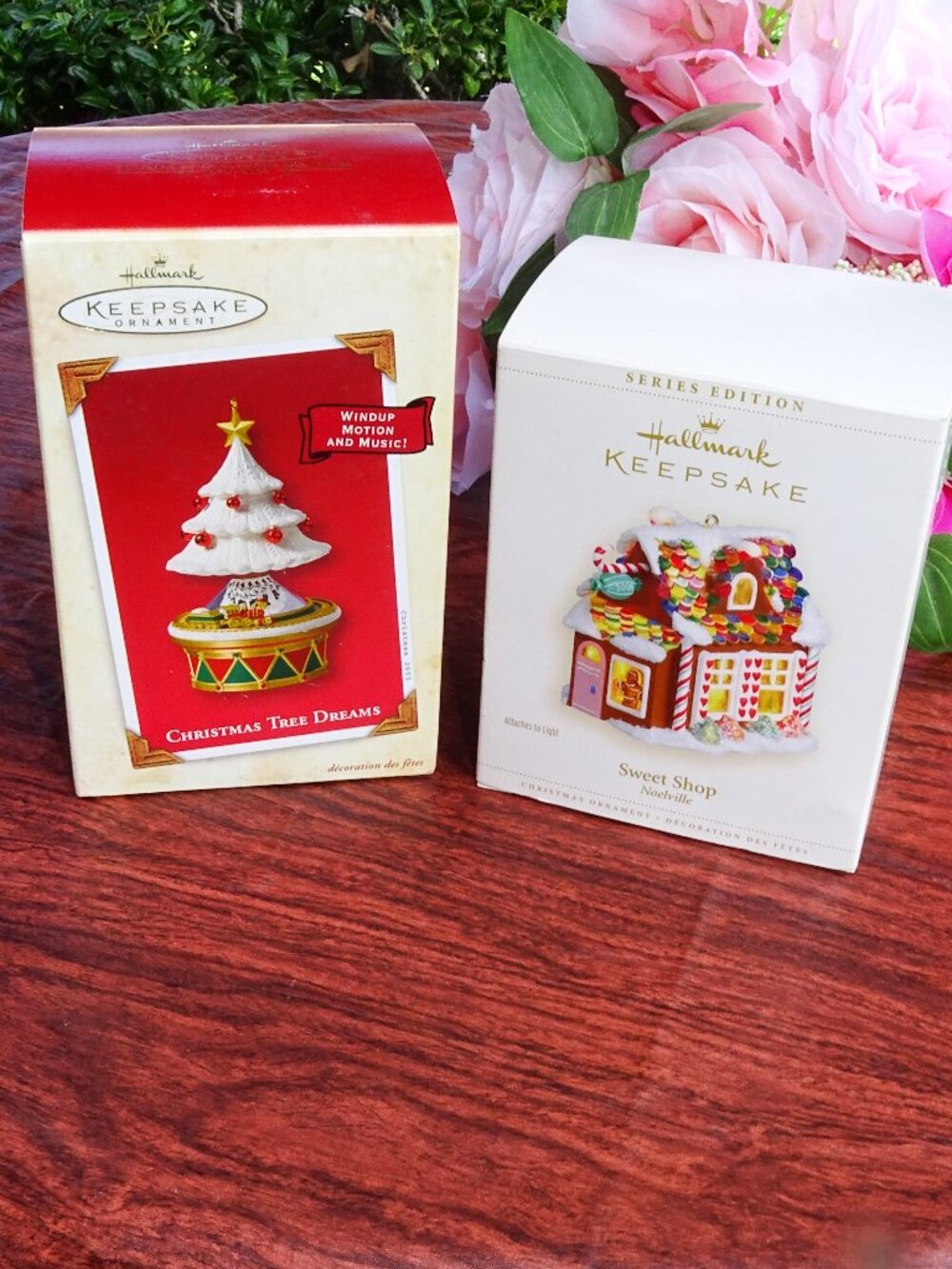 2 Hallmark Christmas Ornaments Never Used